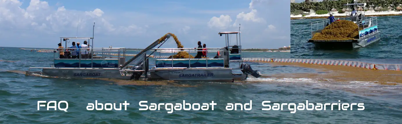 FAQ Sargassum boats and booms, answers by Sargassum Defense Consulting